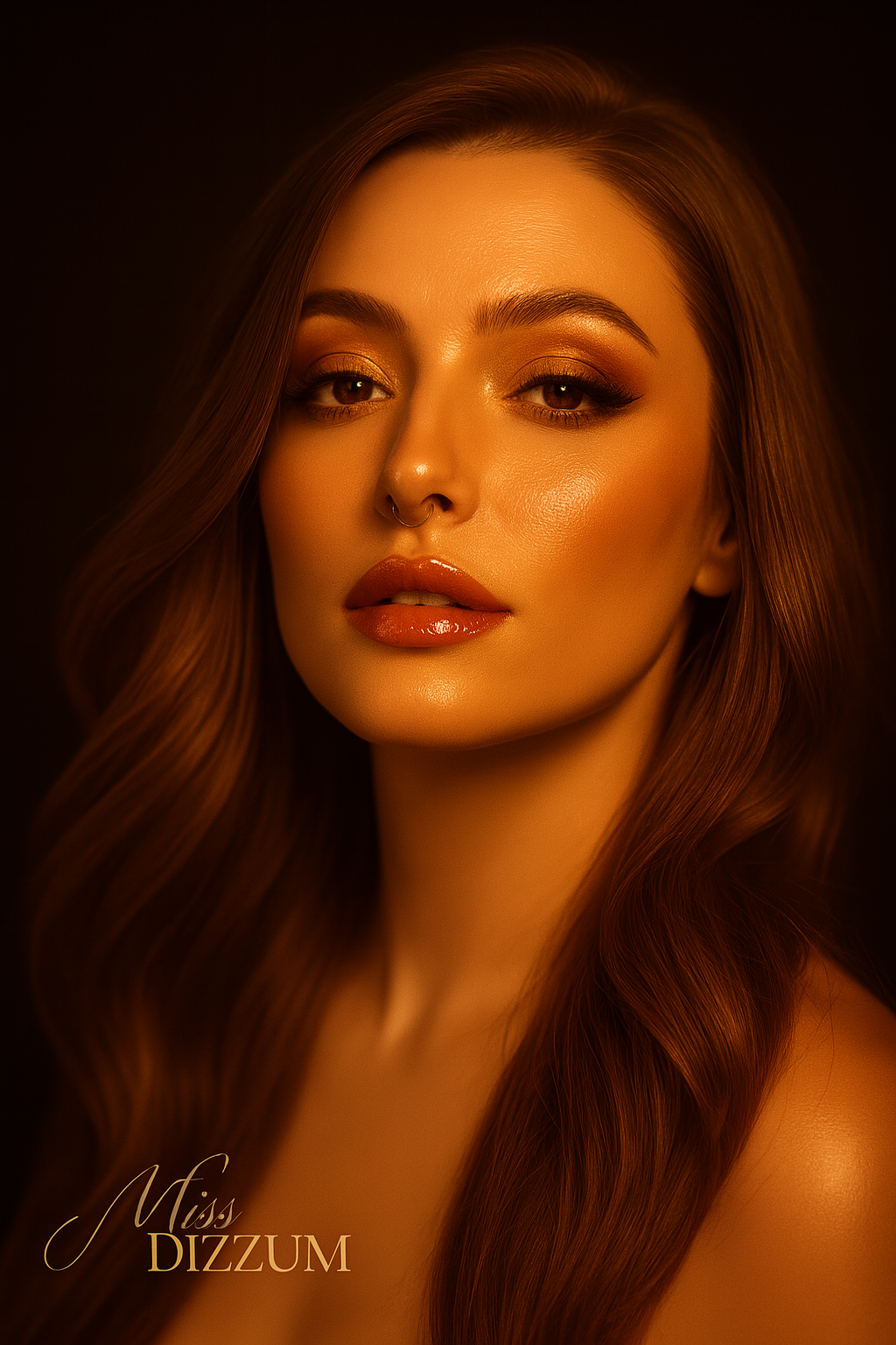 Miss Dizzum Golden Glow Portrait